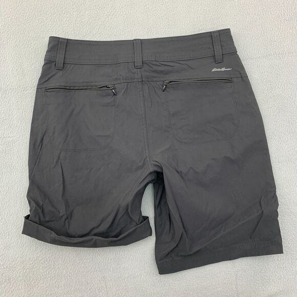 Eddie Bauer Shorts 6 Rolled Hem Bermuda Nylon Blend Stretch Hiking Outdoor - Picture 13 of 15